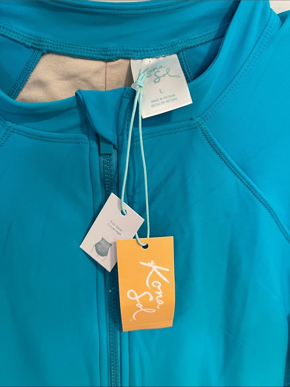 NWT Kona Sol Long Sleeve Rash Guard Size Large $45 Retail - Picture 3 of 5
